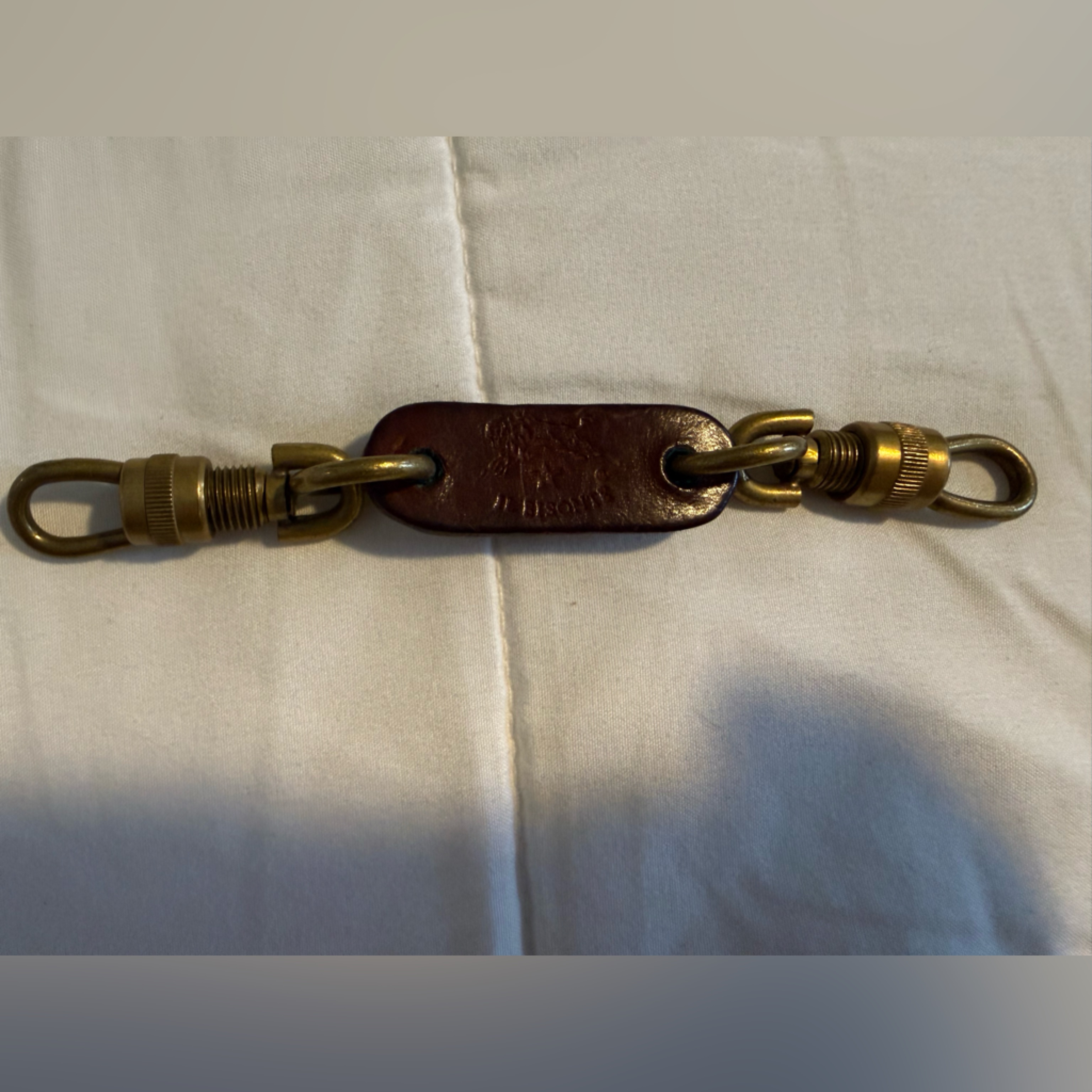 Il Bisonte Leather Key ChainKey Ring